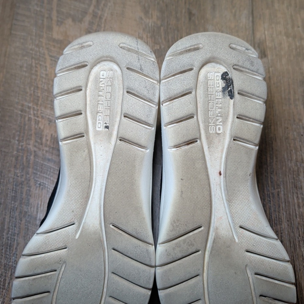 Skechers Slip Ins On The Go Flex Top Notch Shoes Womens 9 Blue Handsfree Comfort - Picture 14 of 14